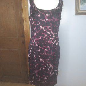 Ann Taylor sleeveless silk cocktail dress size 8